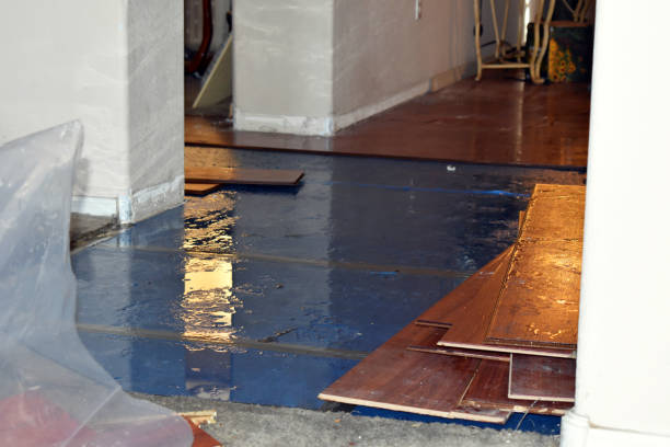 Professional Emergency Water Damage Restoration technician working in Sagamore Beach, MA